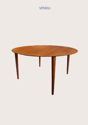 Table ronde vintage