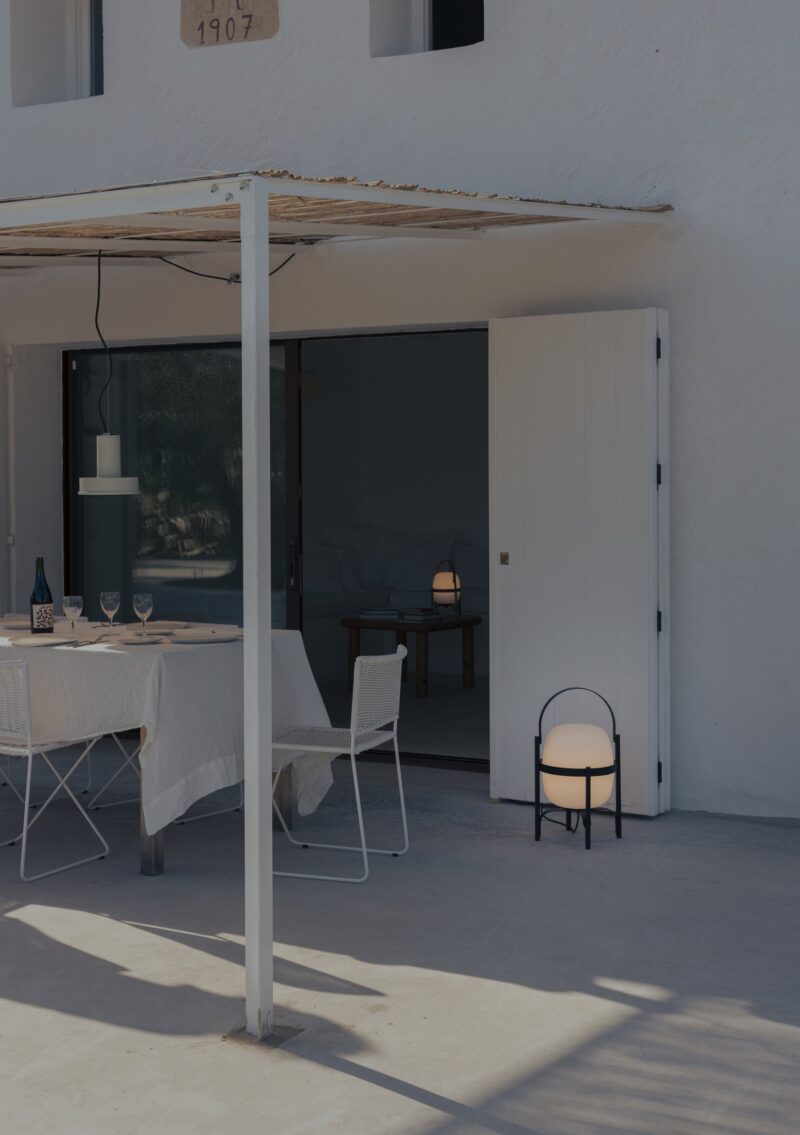 Cesta exterior en situation