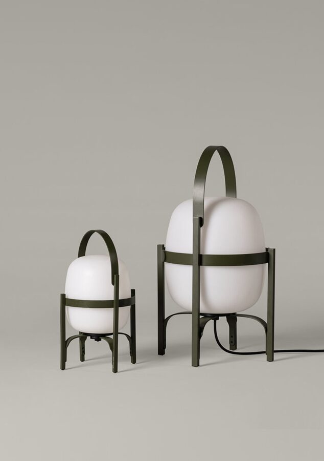 Cesta exterior vert olive packshot