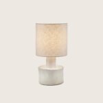 Lampe Catherine blanche de chez SERAX allumée