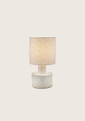 Lampe Catherine blanche de chez SERAX allumée