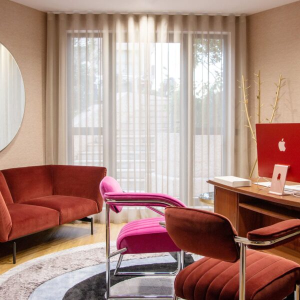 Vue d'ensemble de l'aménagement intérieur du pojet Jensen