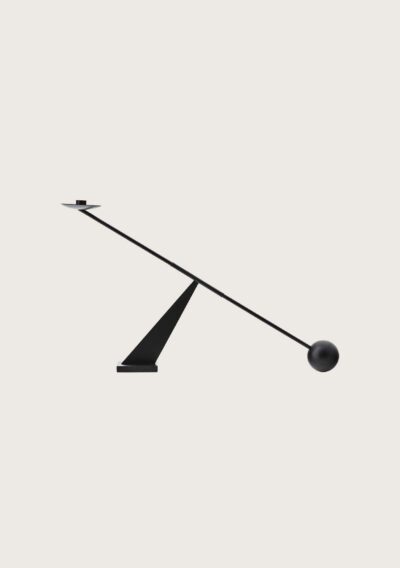 Bougeoir Interconnect de MENU en acier noir