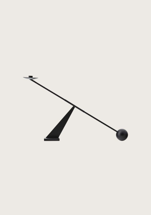 Bougeoir Interconnect de MENU en acier noir