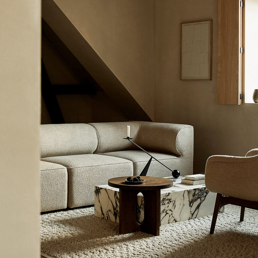 Bougeoir Interconnect de chez MENU en situation dans un salon