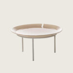 Table basse Brise 54 de Gervasoni en pearl