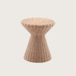 Tabouret Bolla 12 de Gervasoni en rotin naturelle