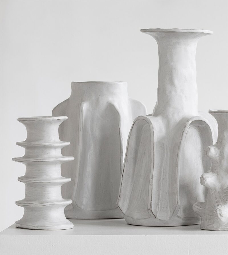 Vases white billy