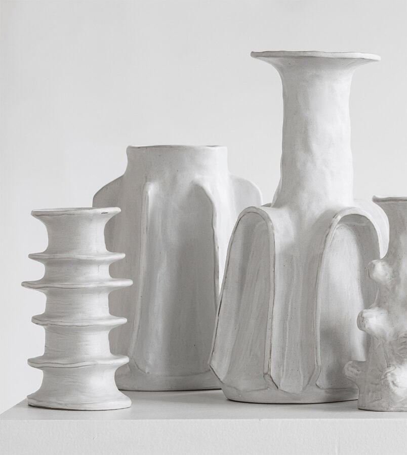 Vases white billy