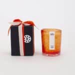 Bougies de chez La romaine Éditions senteur tilleul du lubéron orange