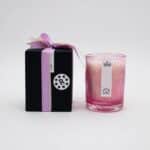 Bougies de chez La romaine Éditions senteur verveine du lubéron en rose