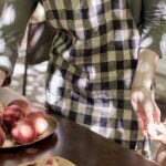 tablier japonais de chez maison de vacances en utilisation