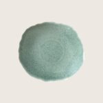 Assiette, collection plume, en coloris nori, taille L