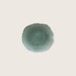 Assiette, collection plume, en coloris nori, taille S