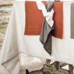 nappe en lin florance de Alexandre Turpault coloris Crème