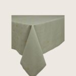 Nappe en lin sidéral coloris olive de Alexandre Turpault