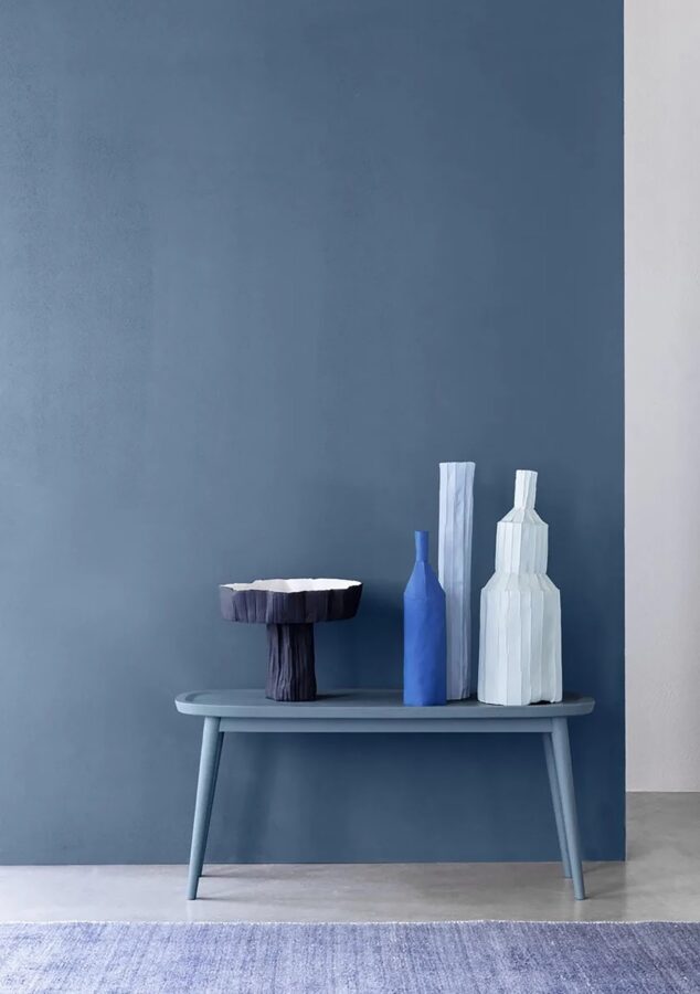 tapis next 998 de chez gervasoni bleu en situation