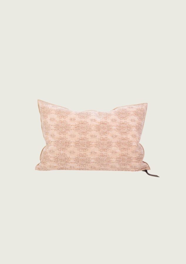 coussin vice versa jacquard stone washed kilim biche