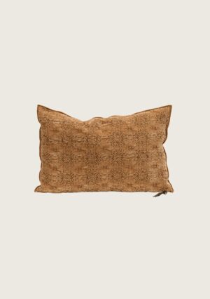 coussin vice versa jacquard stone washed kilim terracotta