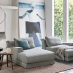 tapis next 998 de chez gervasoni gris dans un salon