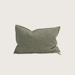 coussin vice versa en toile métis upcyclée 30x50 kaki