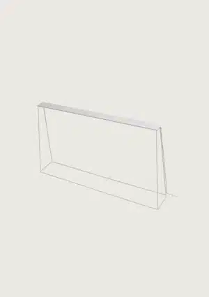 lampe de table led Mod Fine500 de chez Arpel Lighting vue de haut
