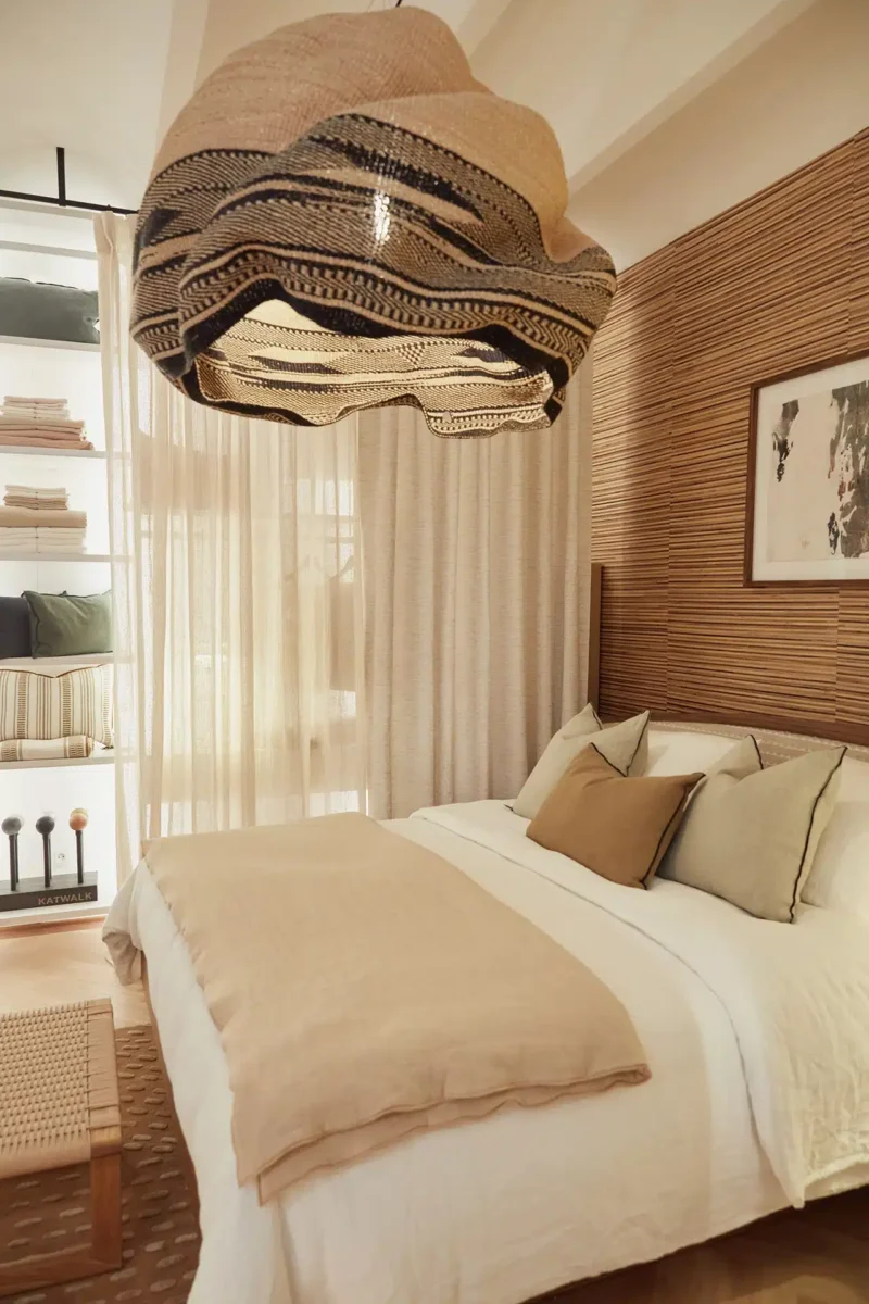 Espace chambre, showroom Mov'In Movimento Interno, Cuisine sur-mesure dessiné par Movimento Interno Mov'In, Interior designer in Monaco