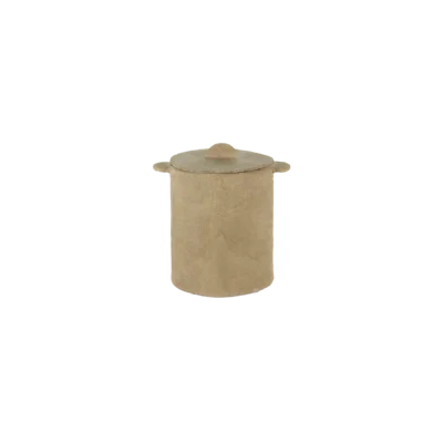 pot lid brown earth serax
