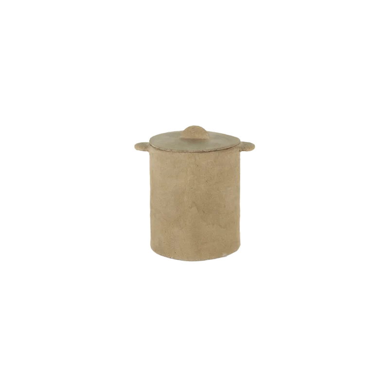pot lid brown earth serax