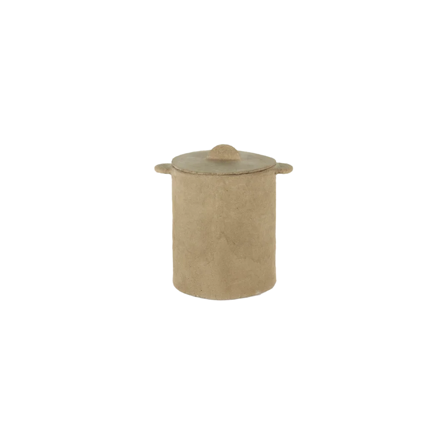 pot lid brown earth serax