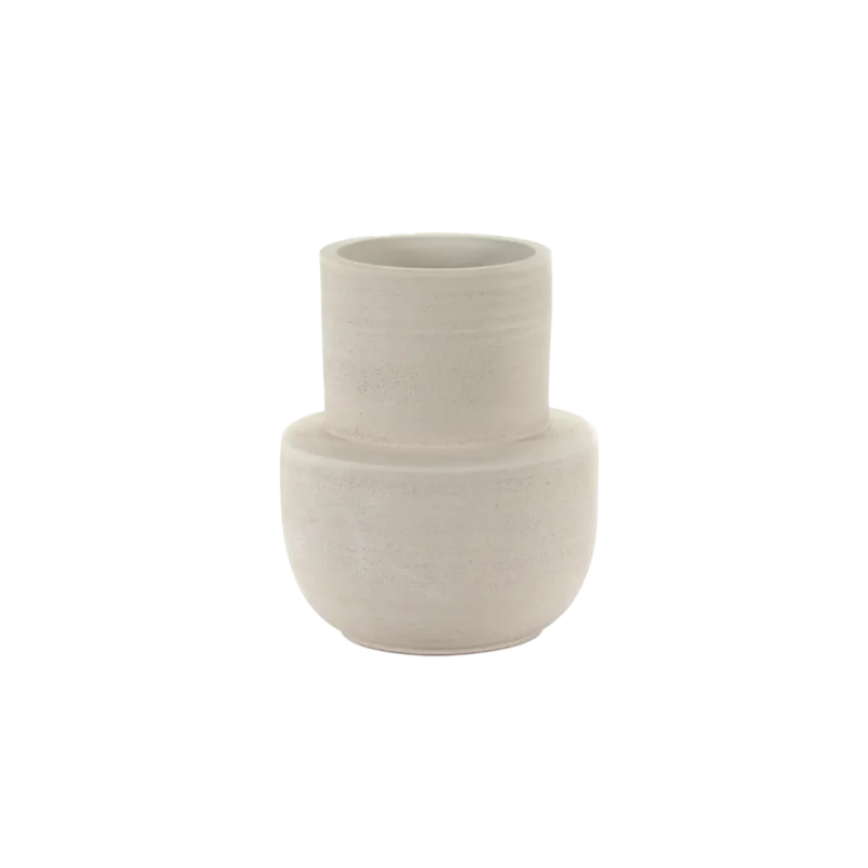 VASE L BEIGE VOLUMES
