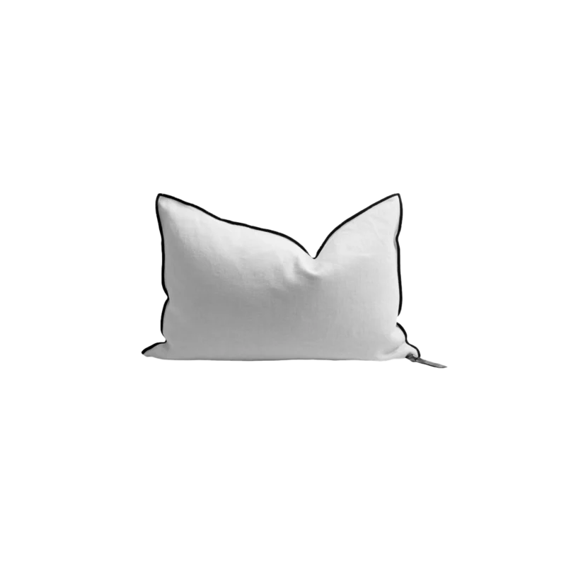 coussin MDV blanc 40x60