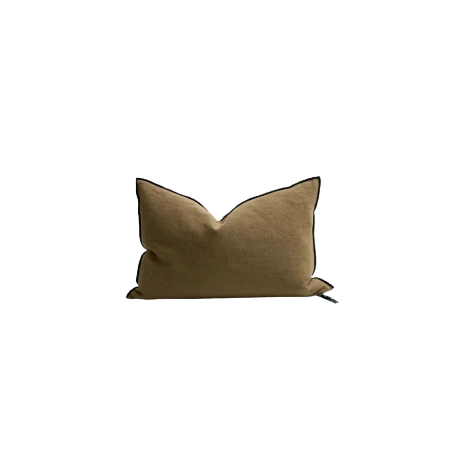 coussin black line bronze 30x50
