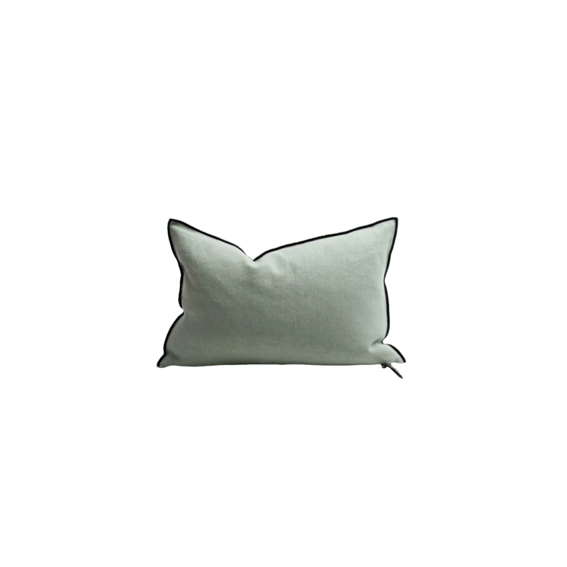 coussin black line sauge 30x50