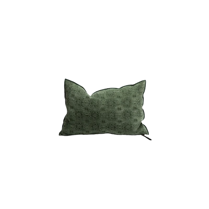 coussin jacquard avocat