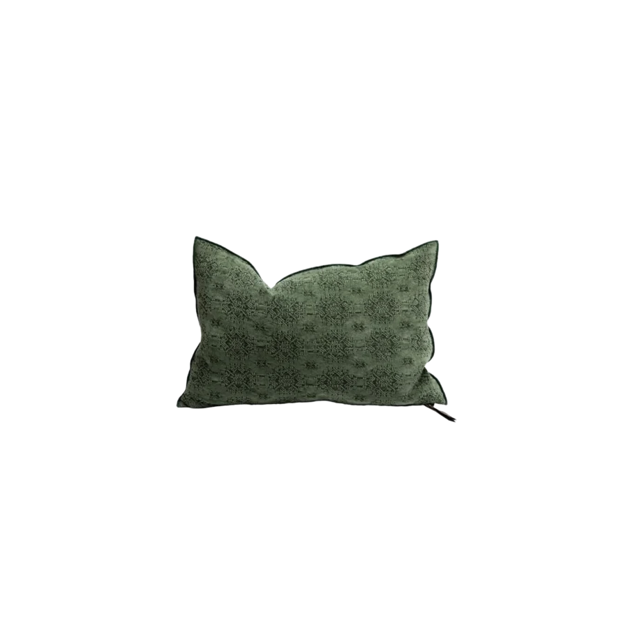 coussin jacquard avocat