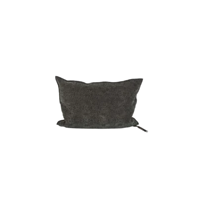 coussin jaquard brownie