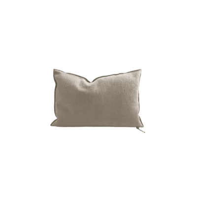 coussin MDV toile tuftée ecorce 40x60