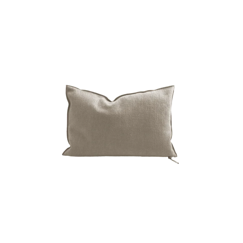 coussin MDV toile tuftée ecorce 40x60