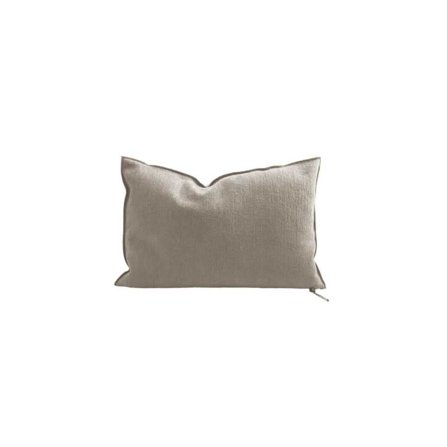 coussin MDV toile tuftée ecorce 40x60
