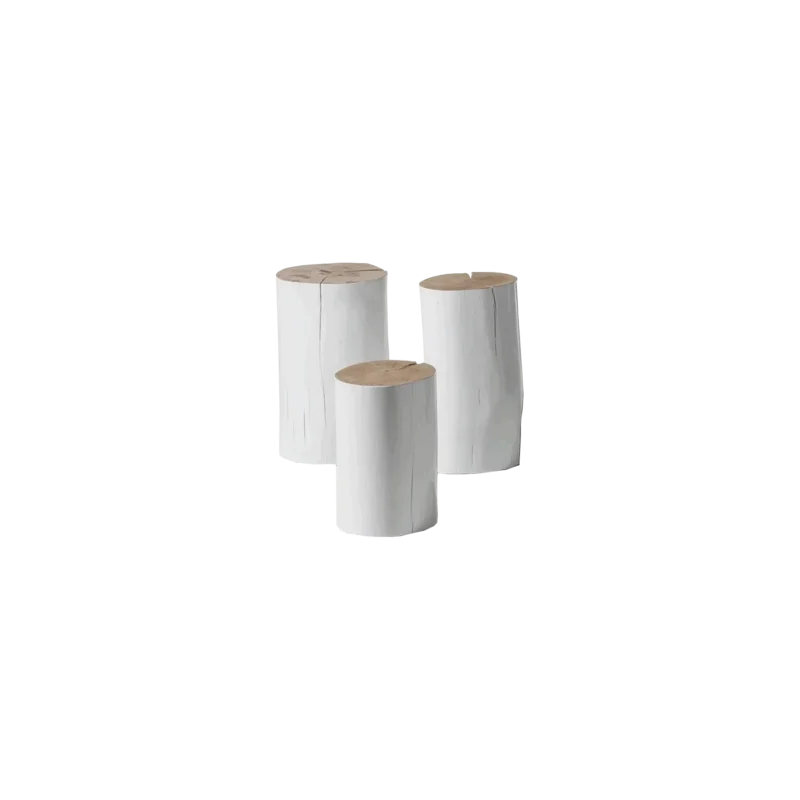 Ensemble de 3 tables d'appoint LOG