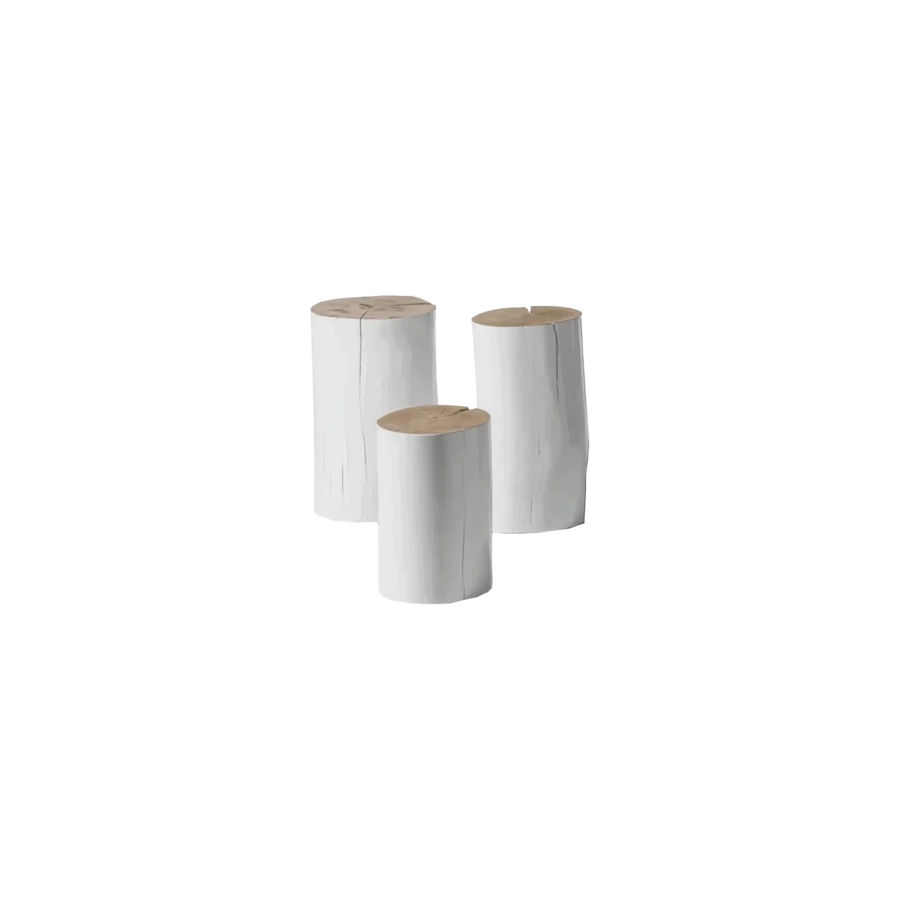 Ensemble de 3 tables d'appoint LOG