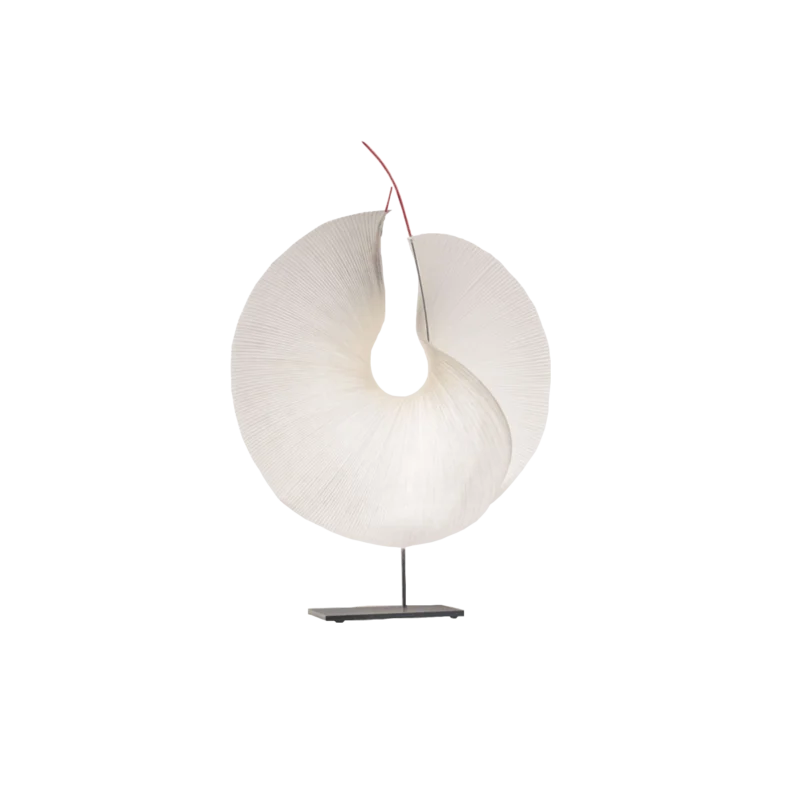 lampe de table Yoruba rose