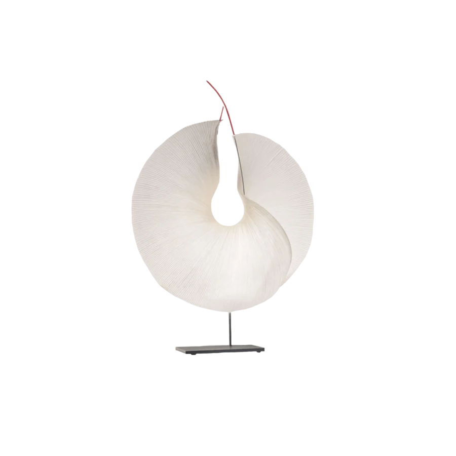 lampe de table Yoruba rose