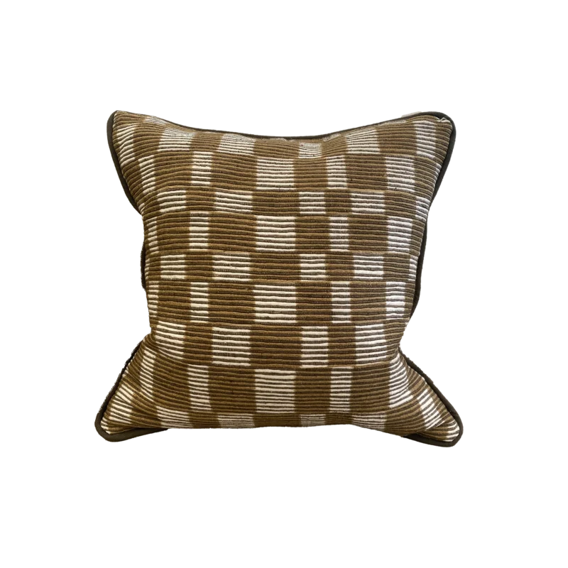 coussin mi tazia camel