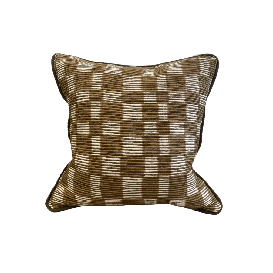 coussin mi tazia camel