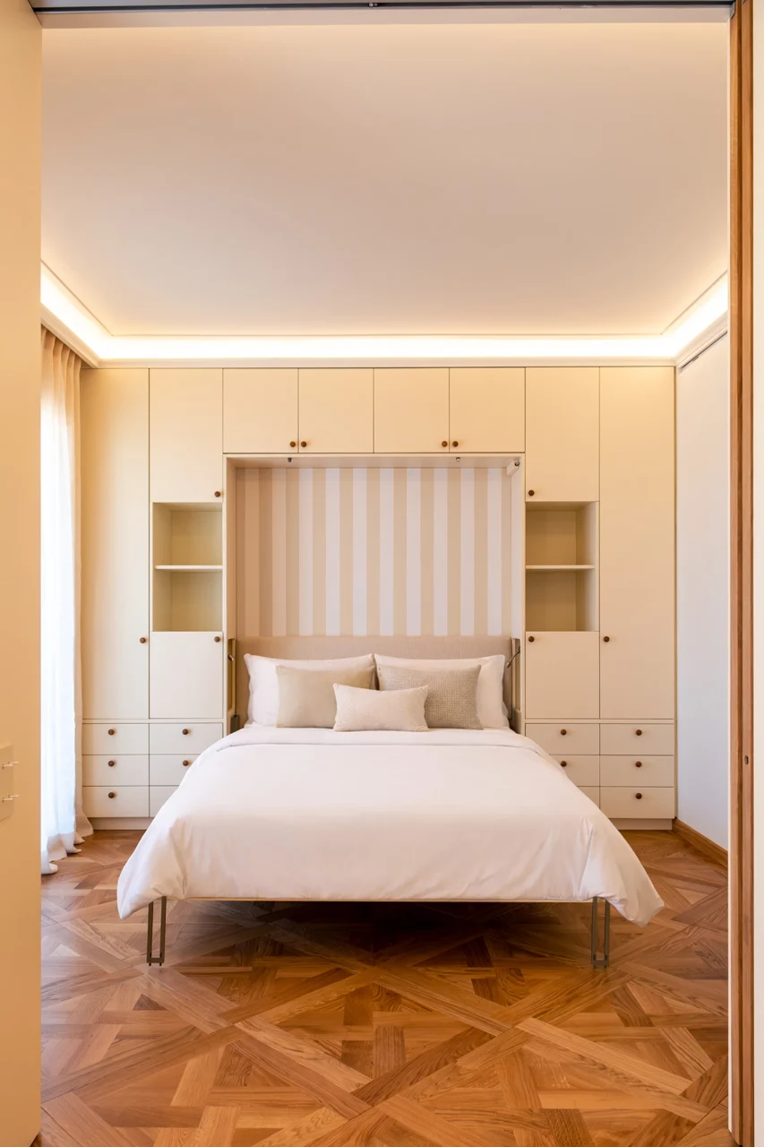 Projet Tropiques, Monaco, rénovation de l'appartement, espace chambre