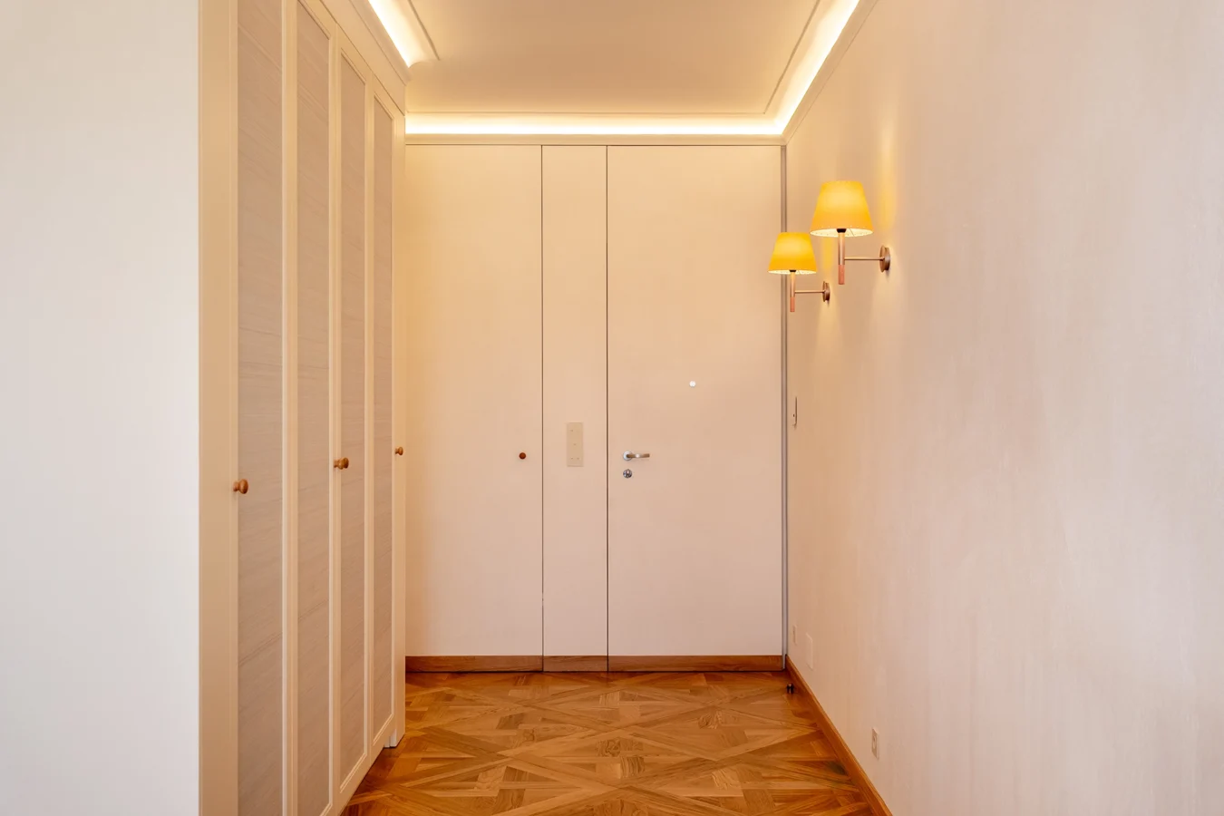 Projet Tropiques, Monaco, rénovation de l'appartement, espace de l'entrée