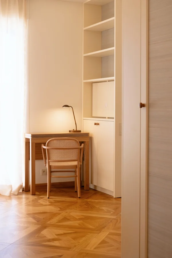 Projet Tropiques, Monaco, rénovation de l'appartement, espace bureau